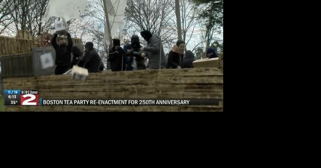 'No Taxation Without Representation!': Boston Tea Party Re-enactment Held In Clinton - Vimarsana News