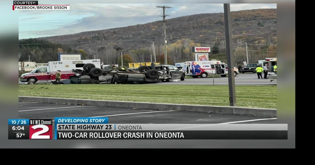 2Car Rollover Accident in Oneonta; 7YearOld Hospitalized Public