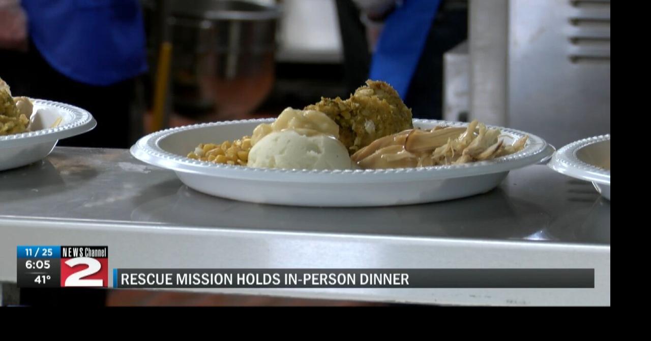 Thanksgiving dinner returns to Utica Rescue Mission for first time