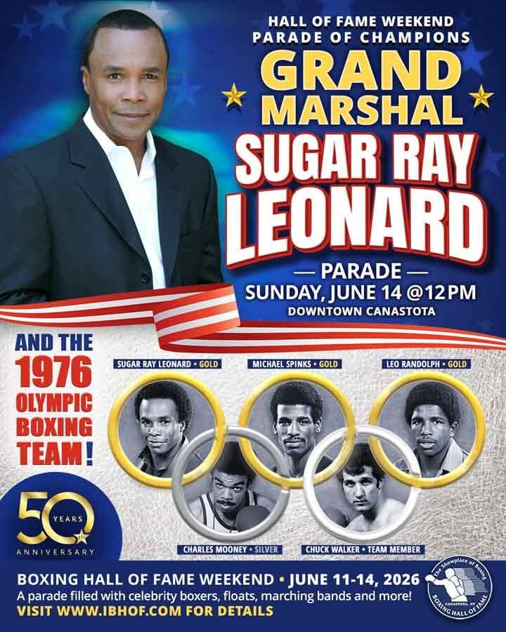 Sugar Ray Leonard, 1976 Olympic Team Named 2026 Parade of