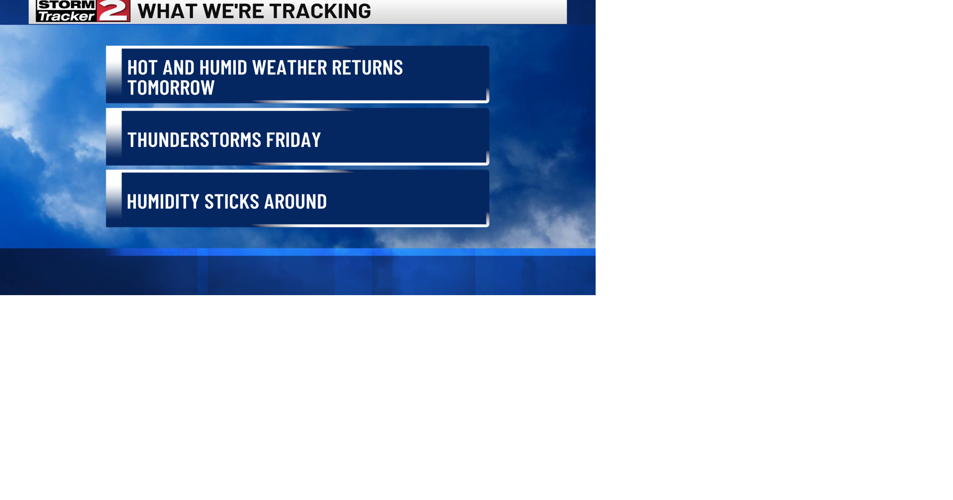 Hot and Humid Weather Starting Thursday | Weather | wktv.com