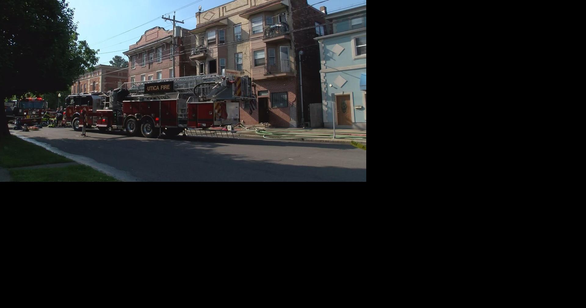 Utica Fire Academy personnel spot fire at nearby building; no injuries