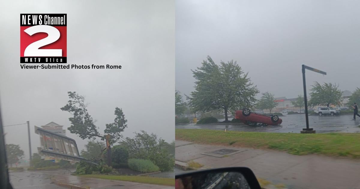 IN PHOTOS: Storm Damage in Rome After Radar-Confirmed Tornado in Area ...