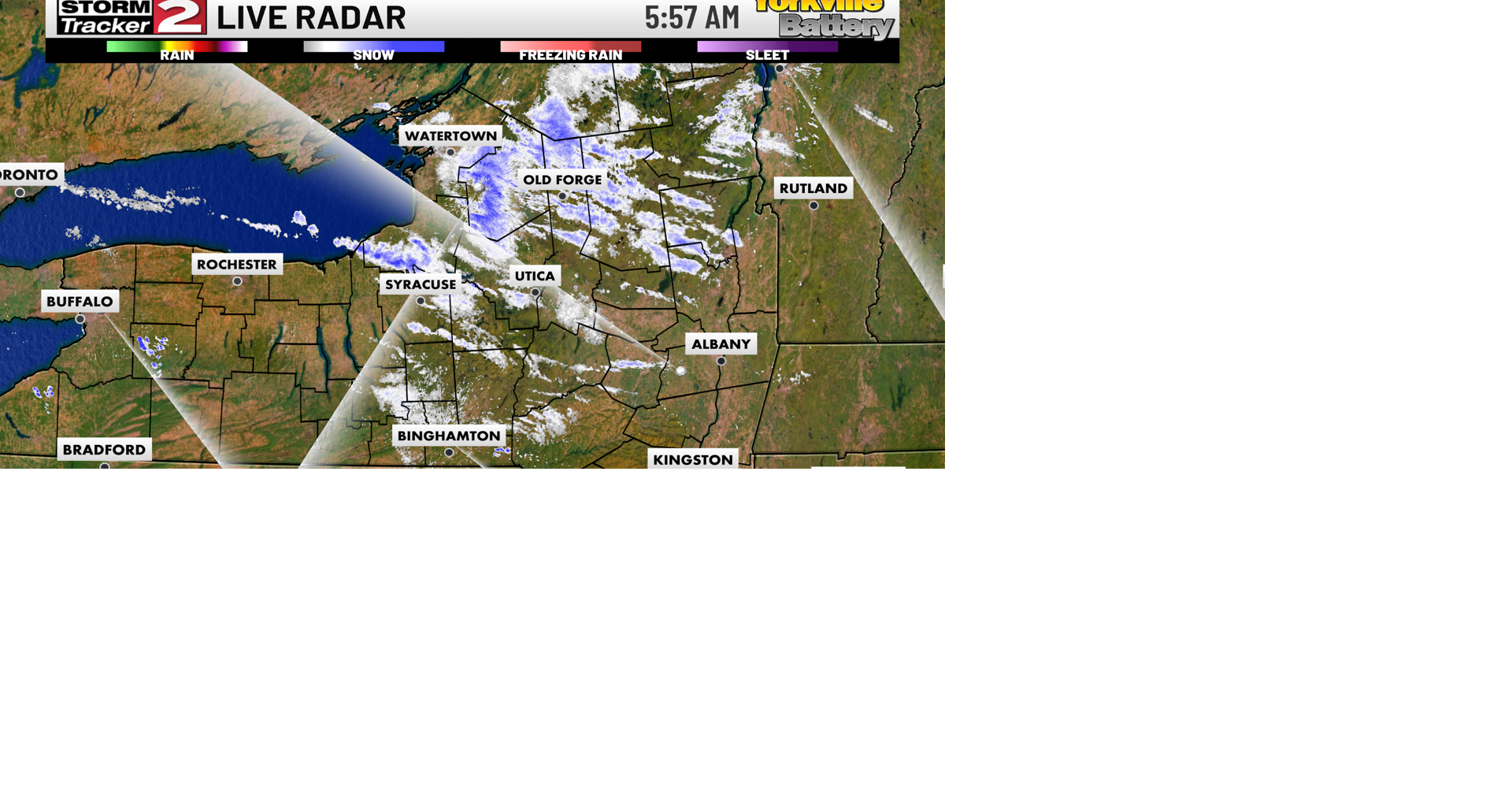 Scattered Snow Showers and Cool Temperatures Today | Top Stories | wktv.com