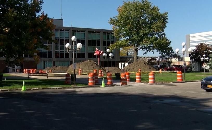 Utica City Hall archway removed Tuesday News