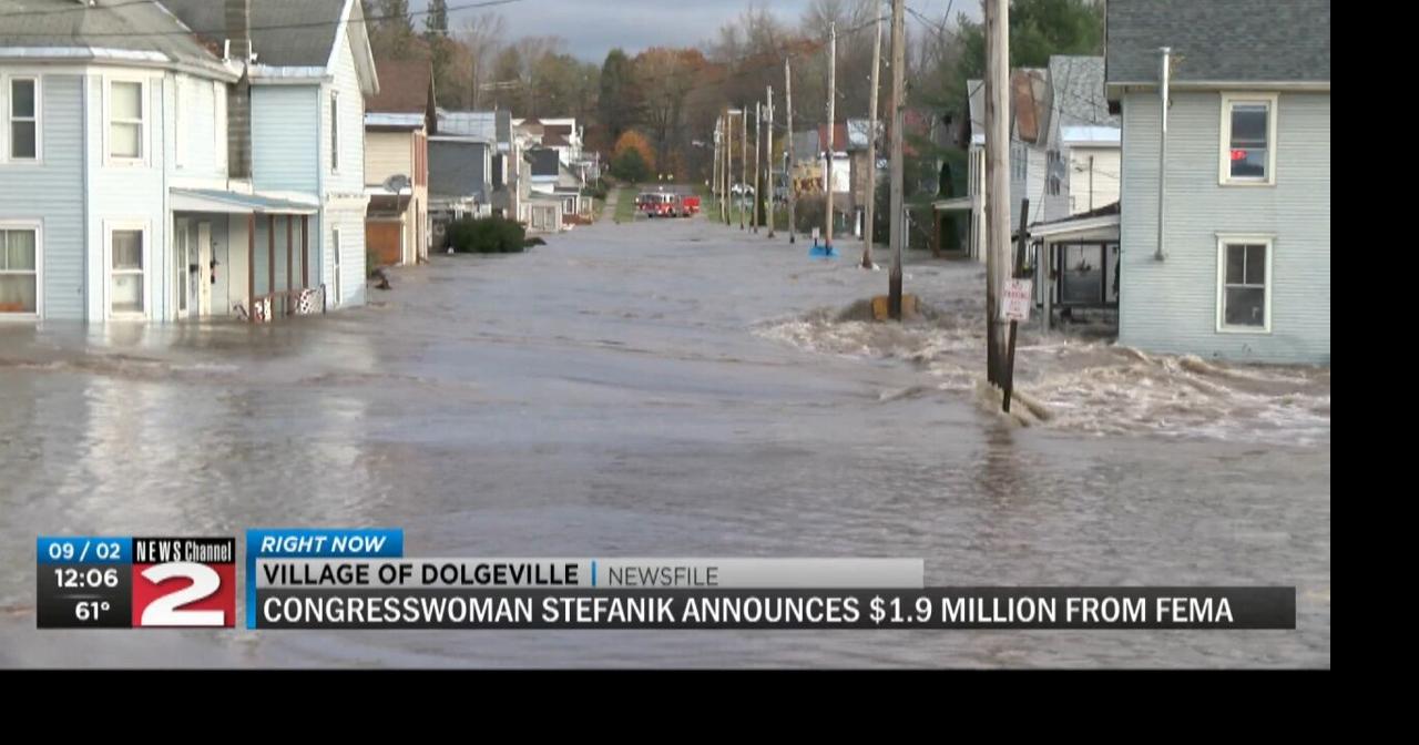 Village of Dolgeville receiving 1.9 million from FEMA for flood