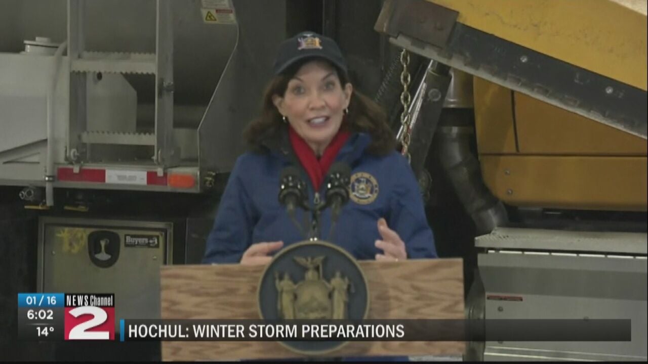 Governor Hochul Warns New Yorkers to Prepare for Winter Storm￼