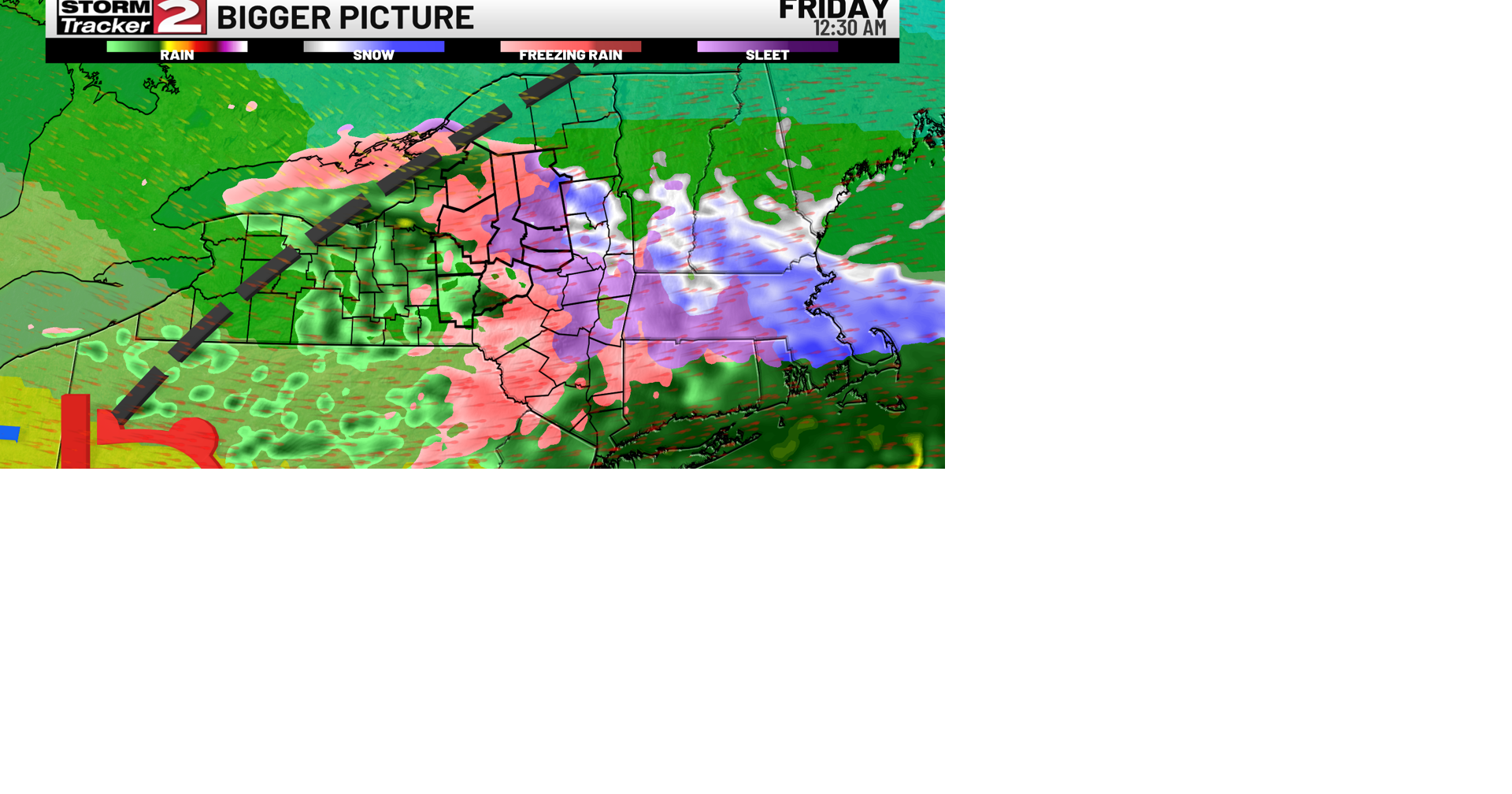 Rain and Freezing Rain Arrives This Evening | Top Stories | wktv.com