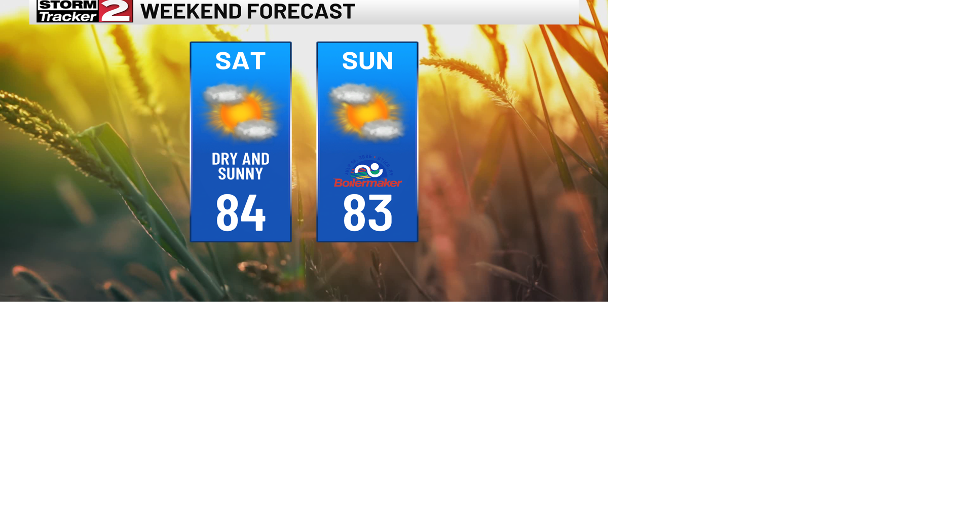 Expecting a Beautiful Boilermaker Weekend