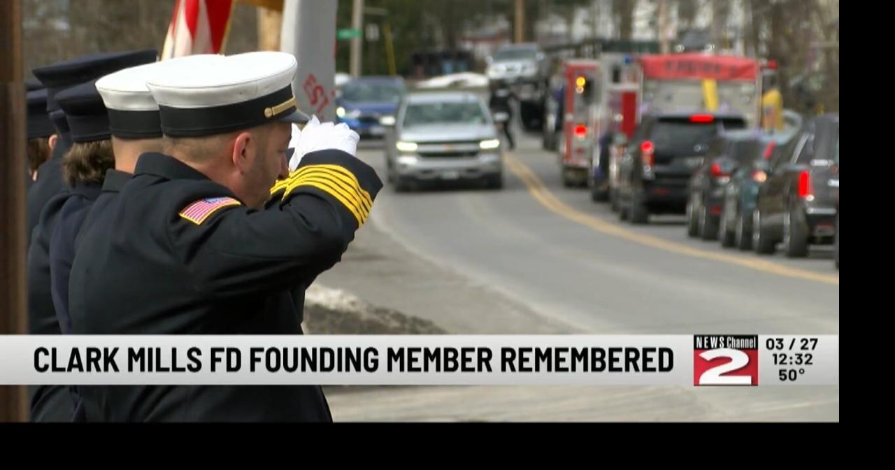 Clark Mills Fire Department Founding Member Honored Local