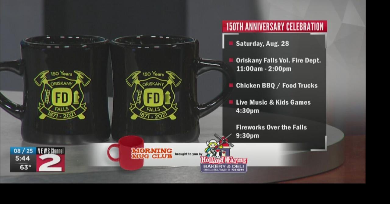 Mug Club Oriskany Falls Fire Department Celebrating 150 Year Anniversary Community