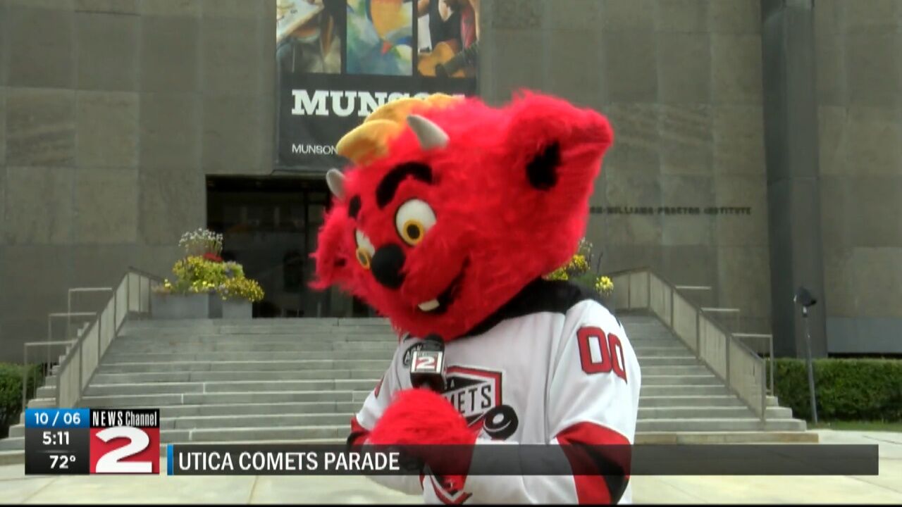 Where Did The Utica Comets Mascot Audie Go?