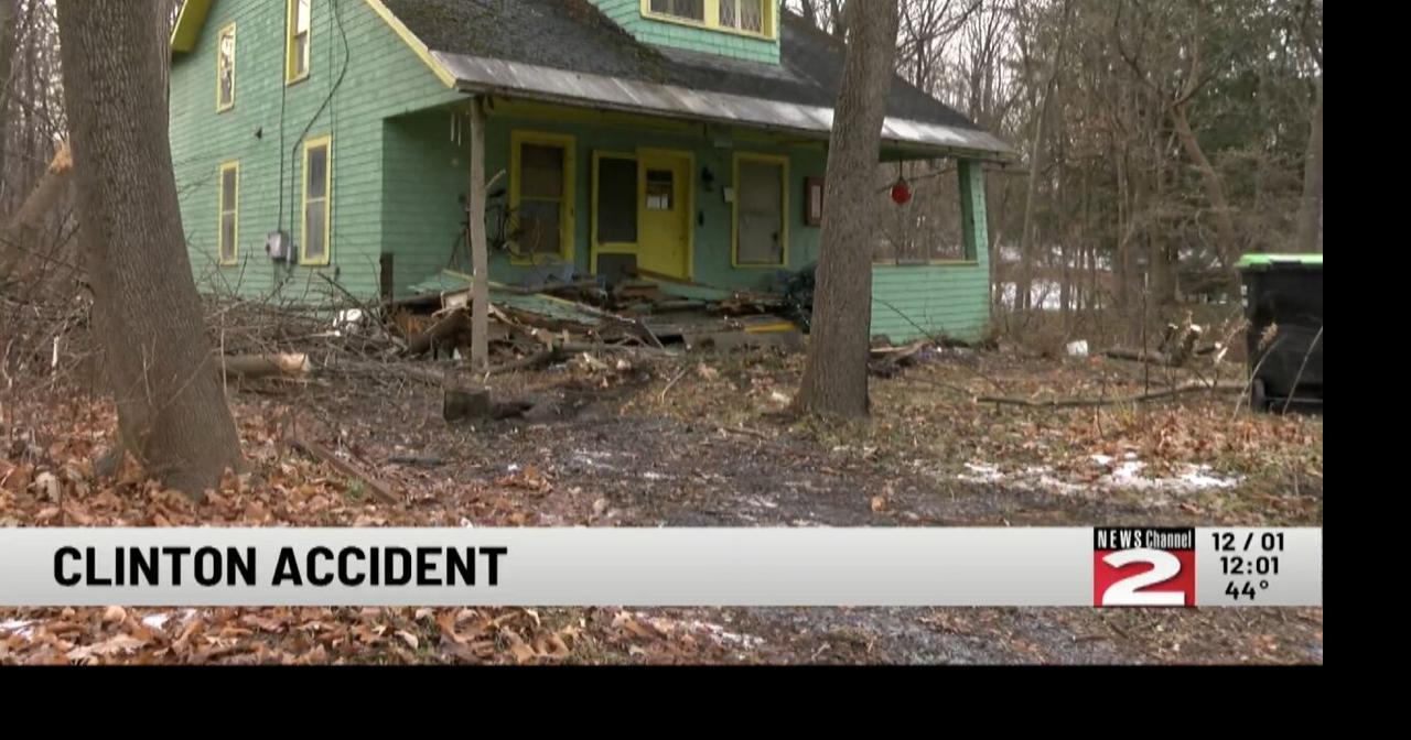 UPDATED Car Crashes into Clinton Home on Utica Street Local