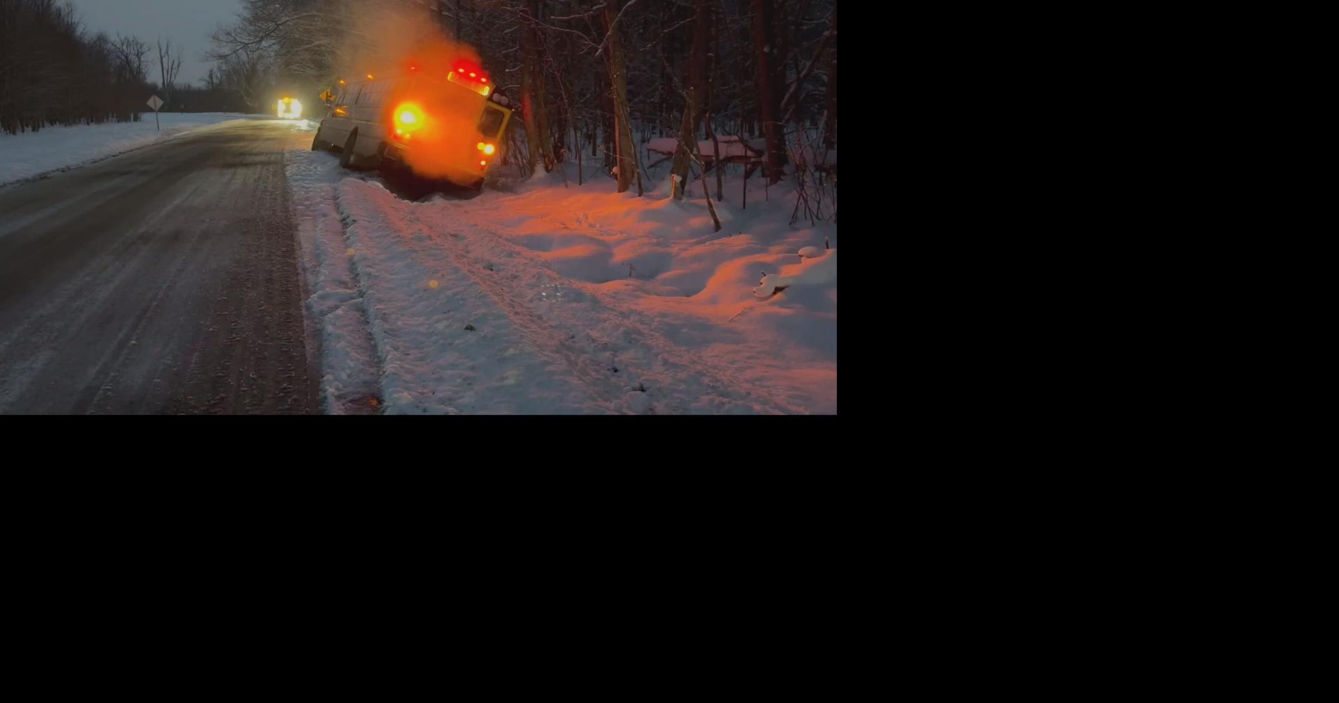 UPDATED: School Bus Slides Off Ennis Road in Verona | Local | wktv.com