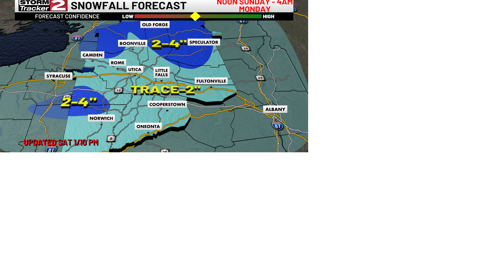January Thaw Has Ended, Lake Effect Snow Returns This Afternoon ...