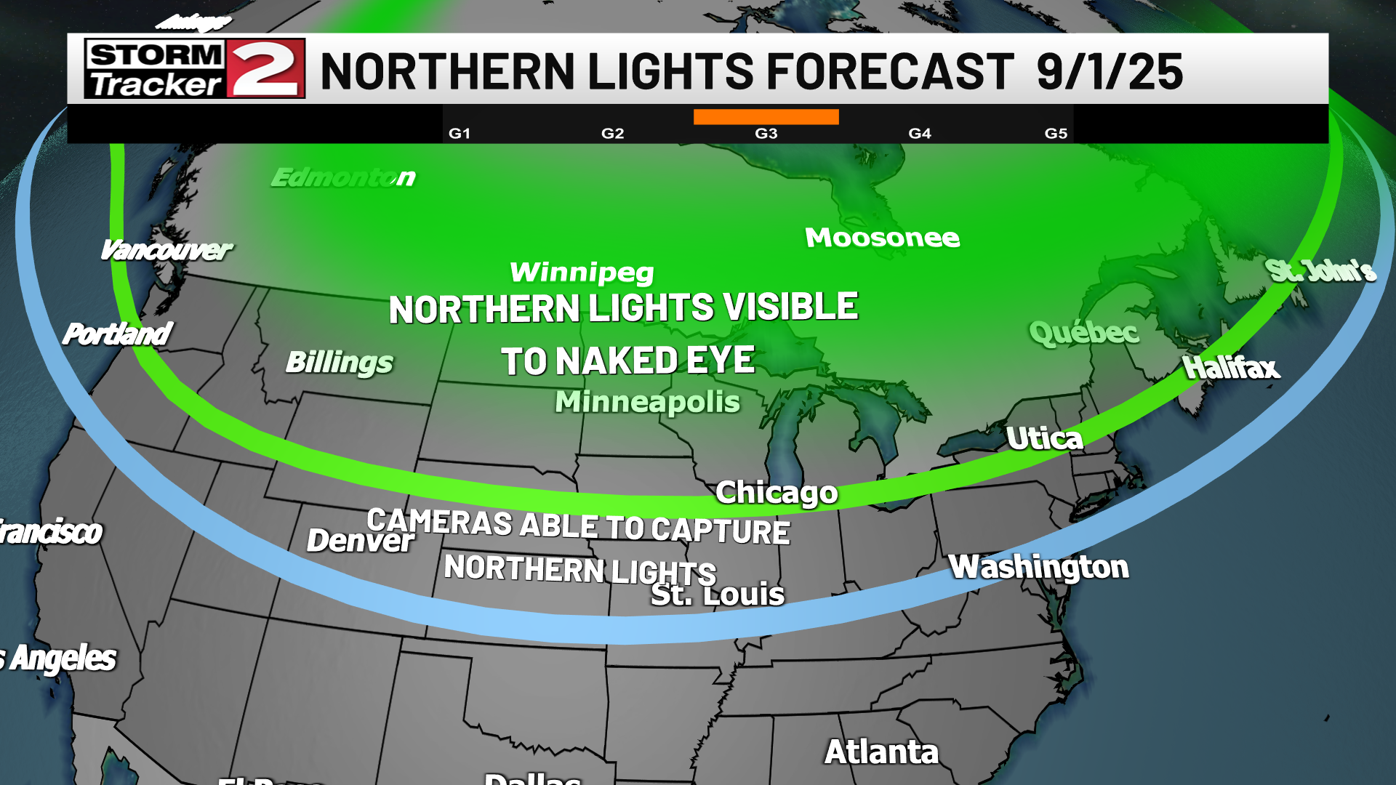 Northern Lights Possible Tonight, Tracking Stubborn Clouds | Weather |  wktv.com, image size:1396x785