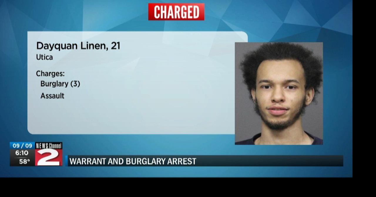 Utica burglary suspect located in Herkimer, arrested on warrant Crime
