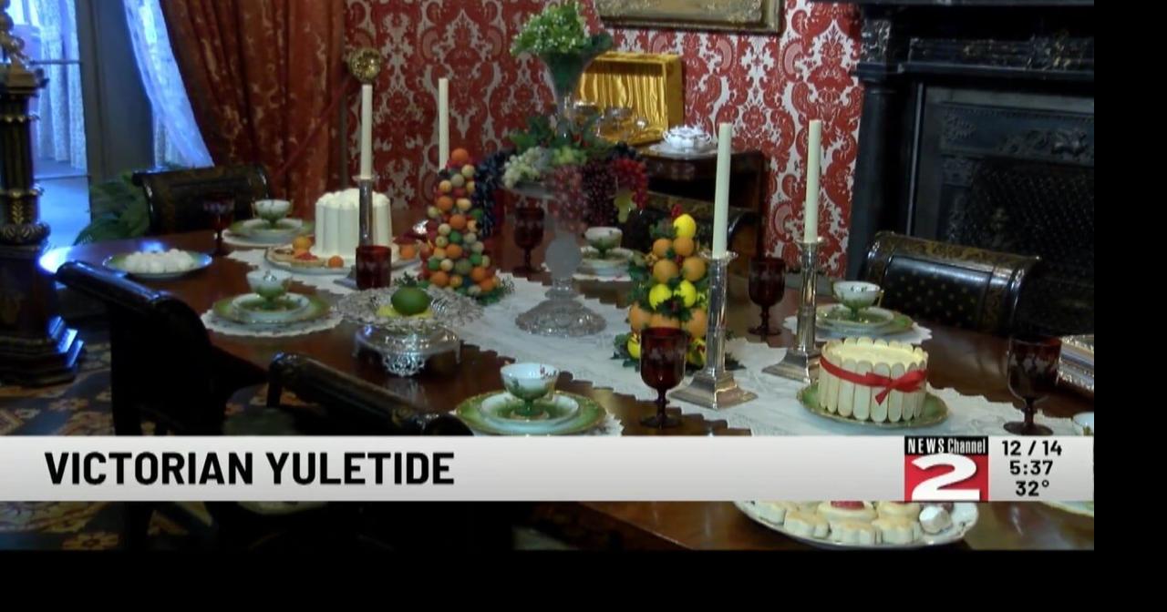 Decorated for the Holidays Munson's Fountain Elms Victorian Yuletide