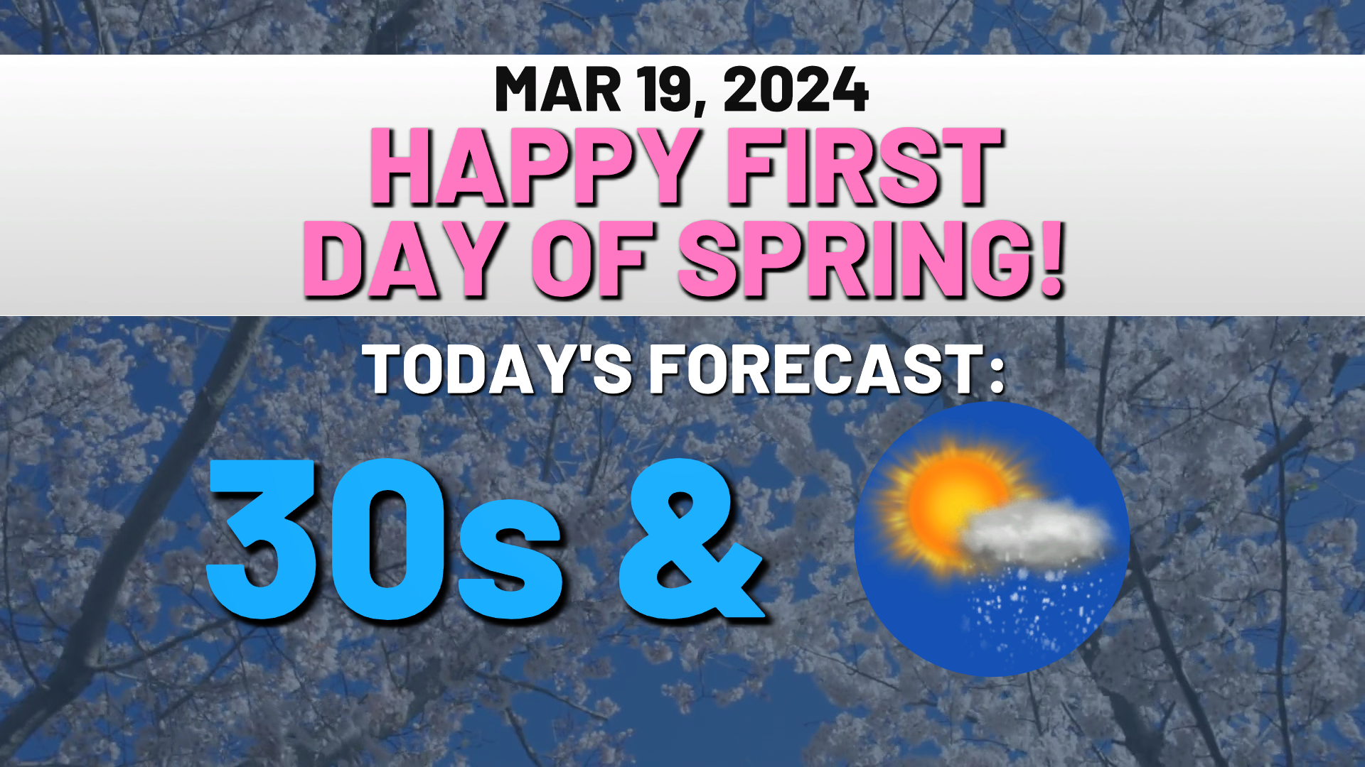 Tuesday Forecast: Winter-Like Weather For First Day Of Spring | Weather ...