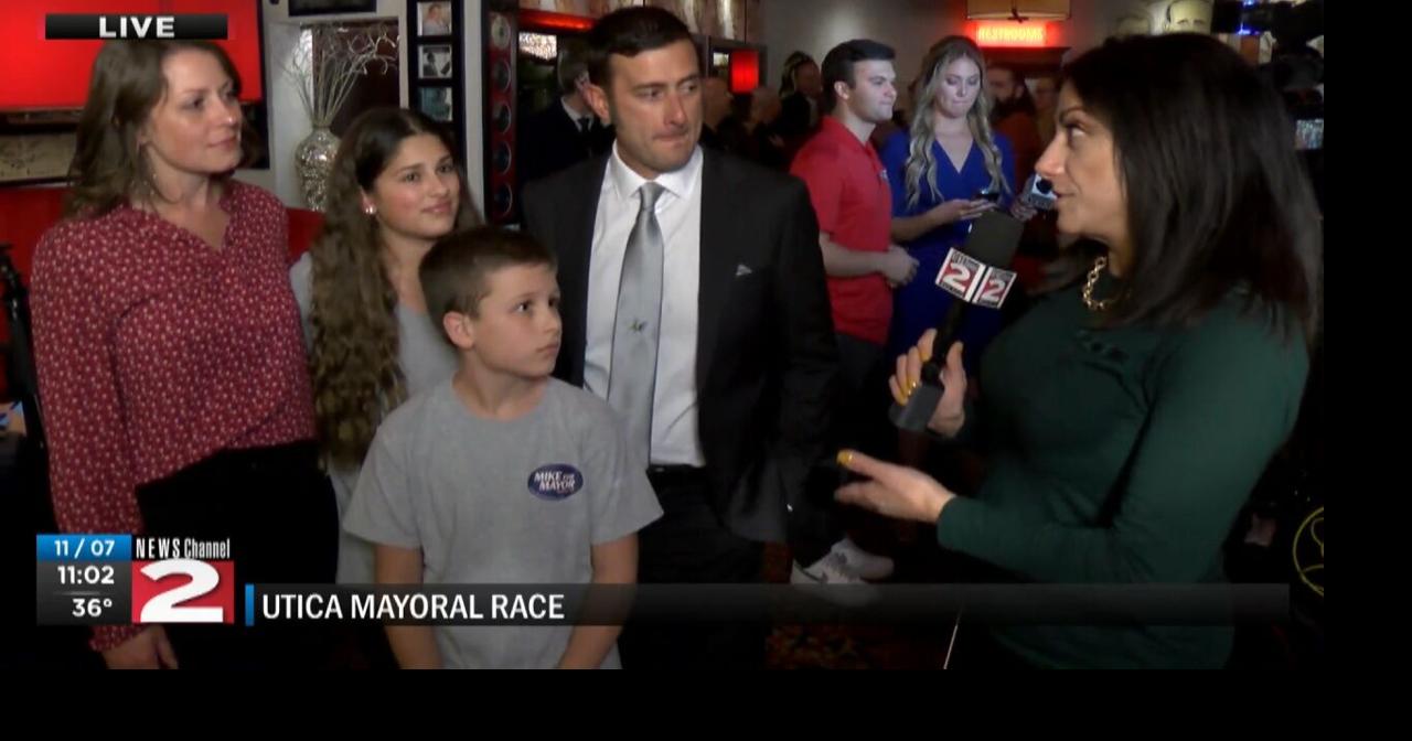 City of Utica Mayoral Race—Projected Winner Michael Galime Video