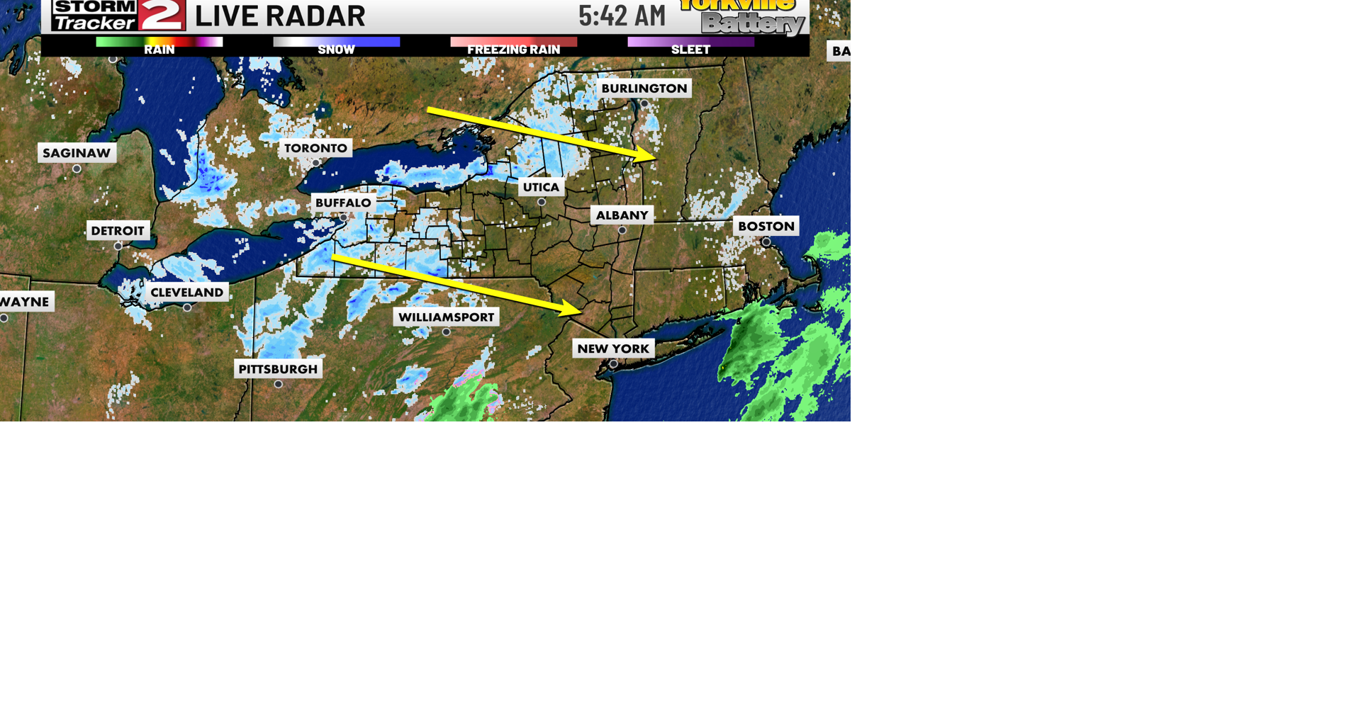 Another Cool Day With Spotty Snow Showers | Top Stories | wktv.com