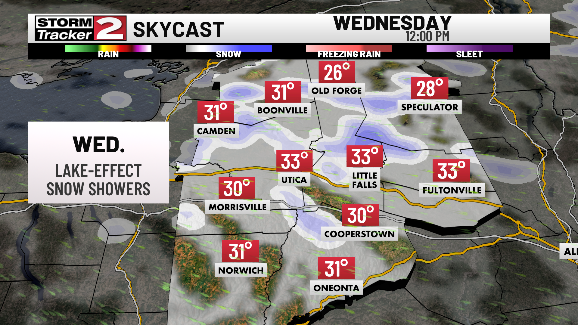 Seasonably Cold Weather Lingers | Weather | Wktv.com