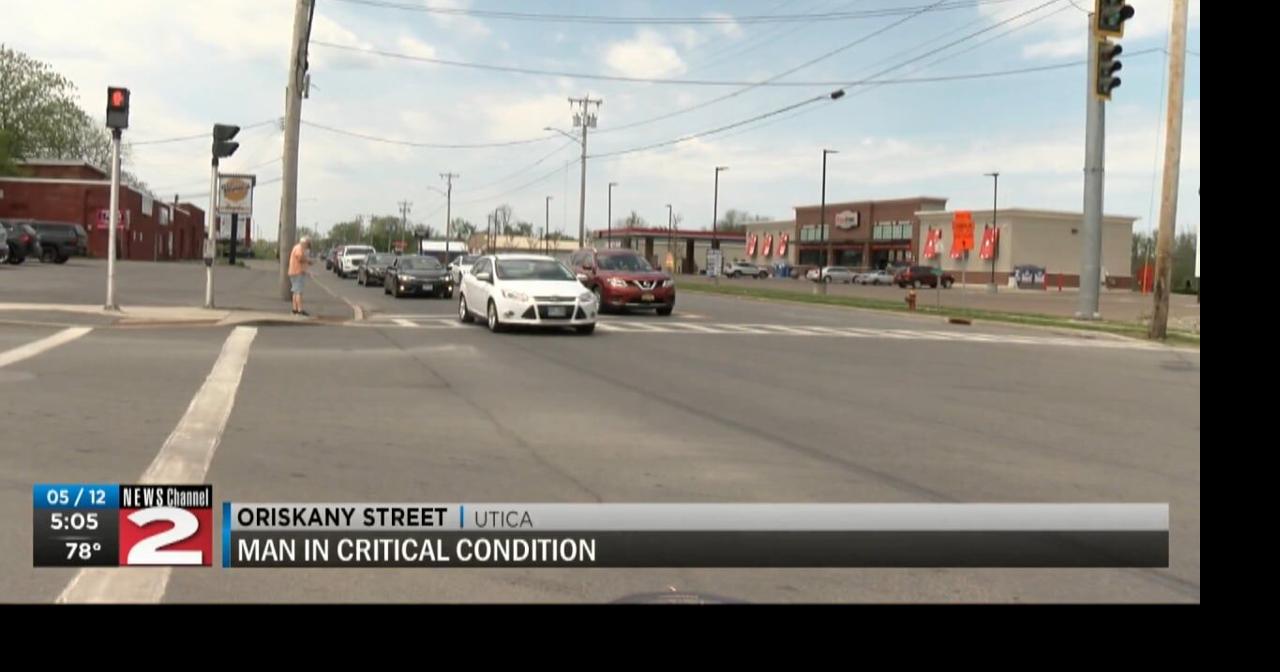 Pedestrian hit by vehicle outside Utica Fastrac Local