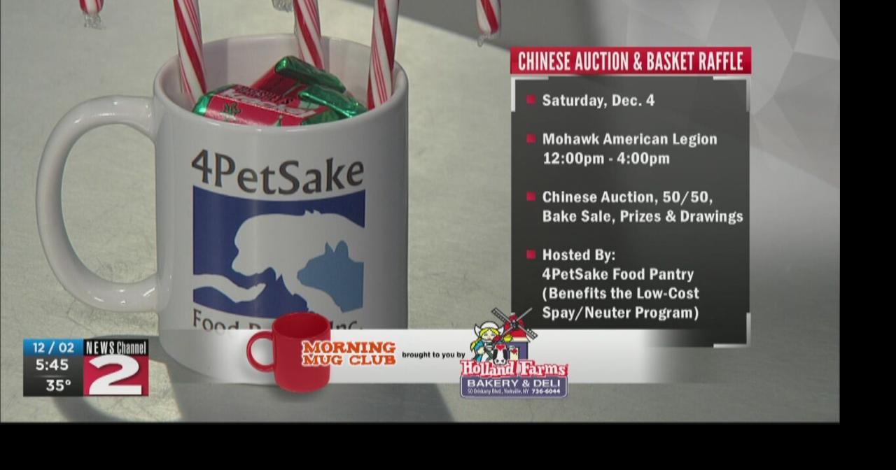 Mug Club: 4PetSake to Hold Annual Chinese Auction & Basket Raffle ...