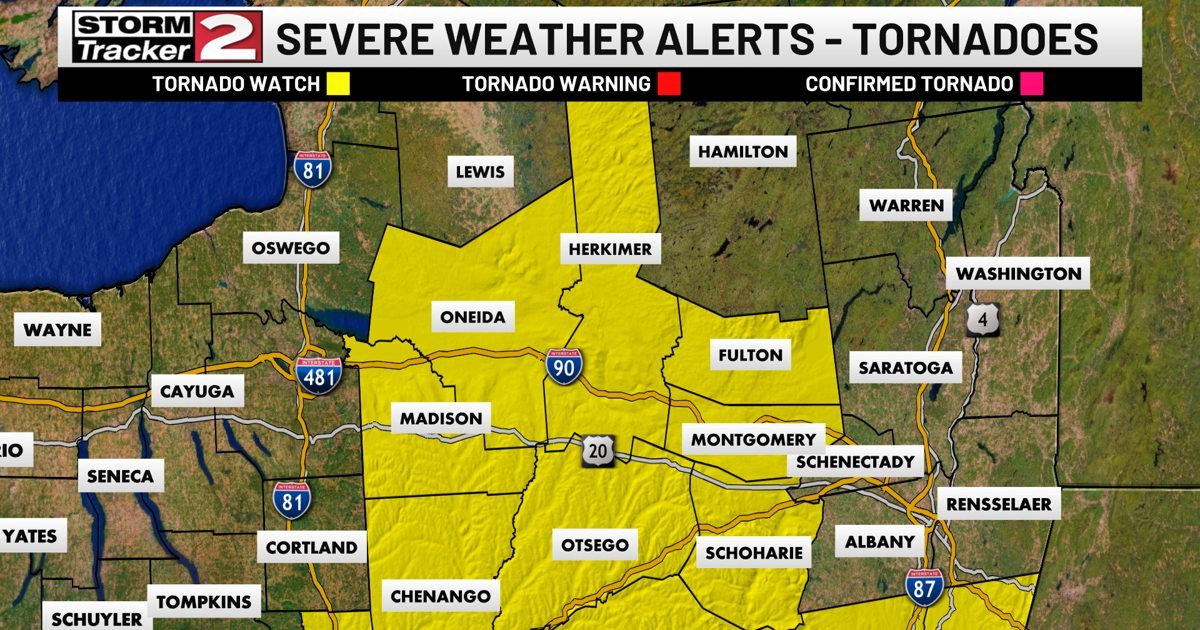 Tornado Watch until 9:00 pm