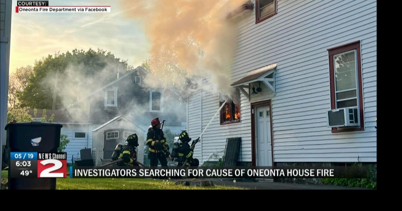 Fire officials investigating cause of Oneonta house fire | Local | wktv.com