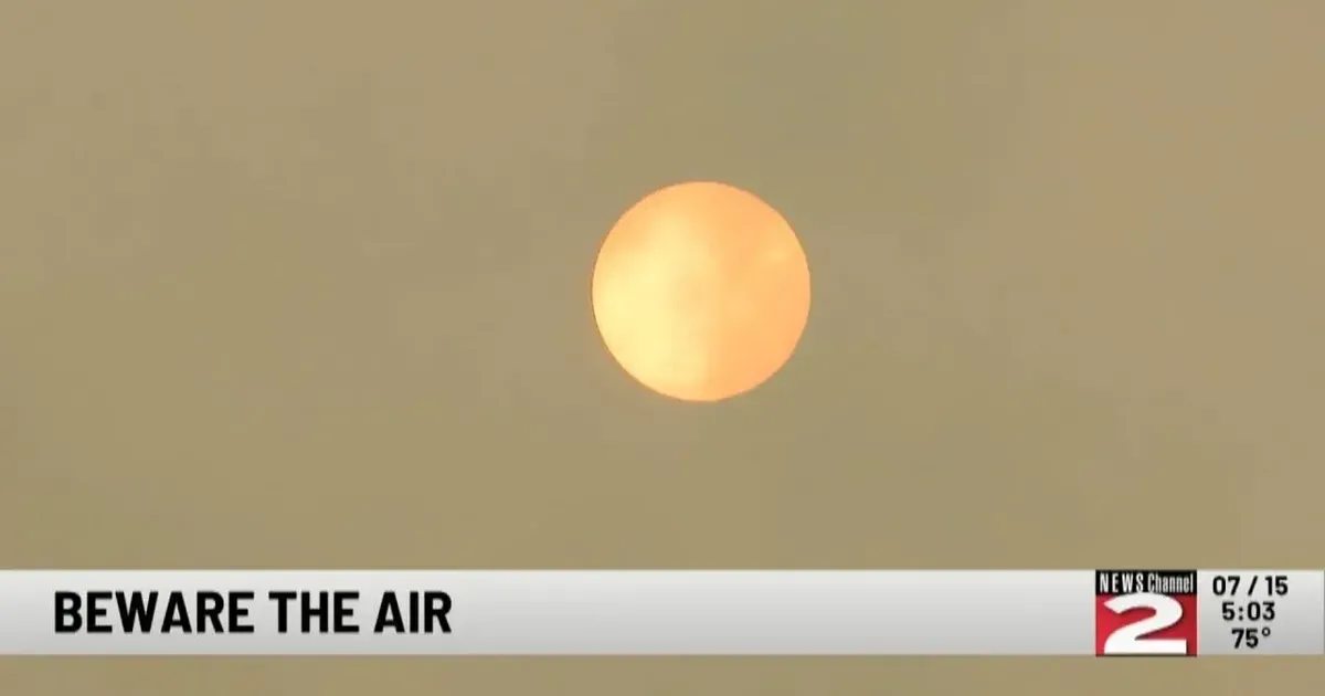 Canadian Wildfire Air Broadens Grip on New York State