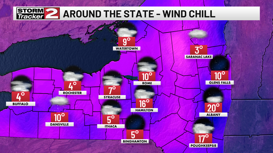 Friday Forecast: Tracking Lake-Effect Snow and Frigid Wind Chills | Top ...
