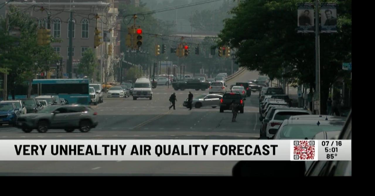 Thursday CNY Air Quality Forecast to go from Unhealthy to Very Unhealthy