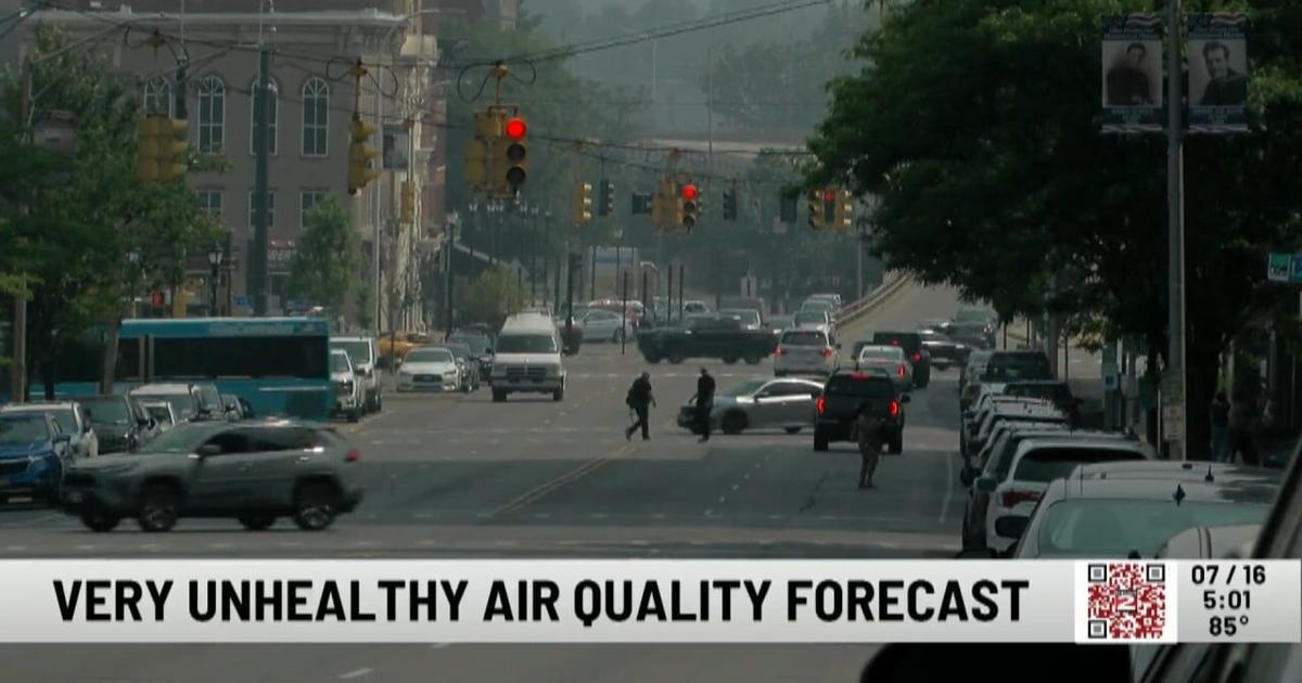 Thursday CNY Air Quality Forecast to go from Unhealthy to Very Unhealthy