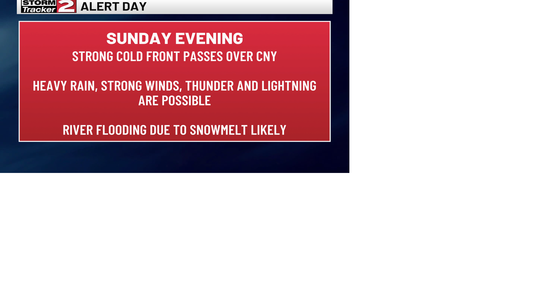 Heavy Rain & Windy Sunday | Weather | wktv.com