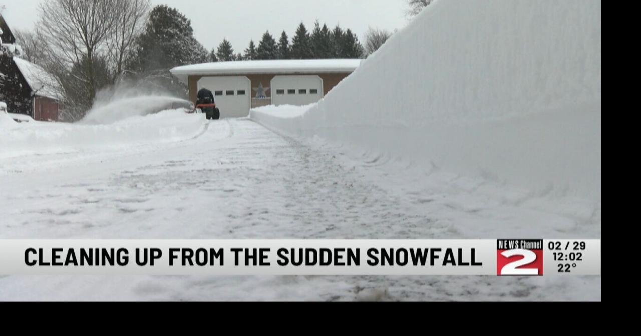 Residents Dig Out After Heavy Snowfall | Local | wktv.com