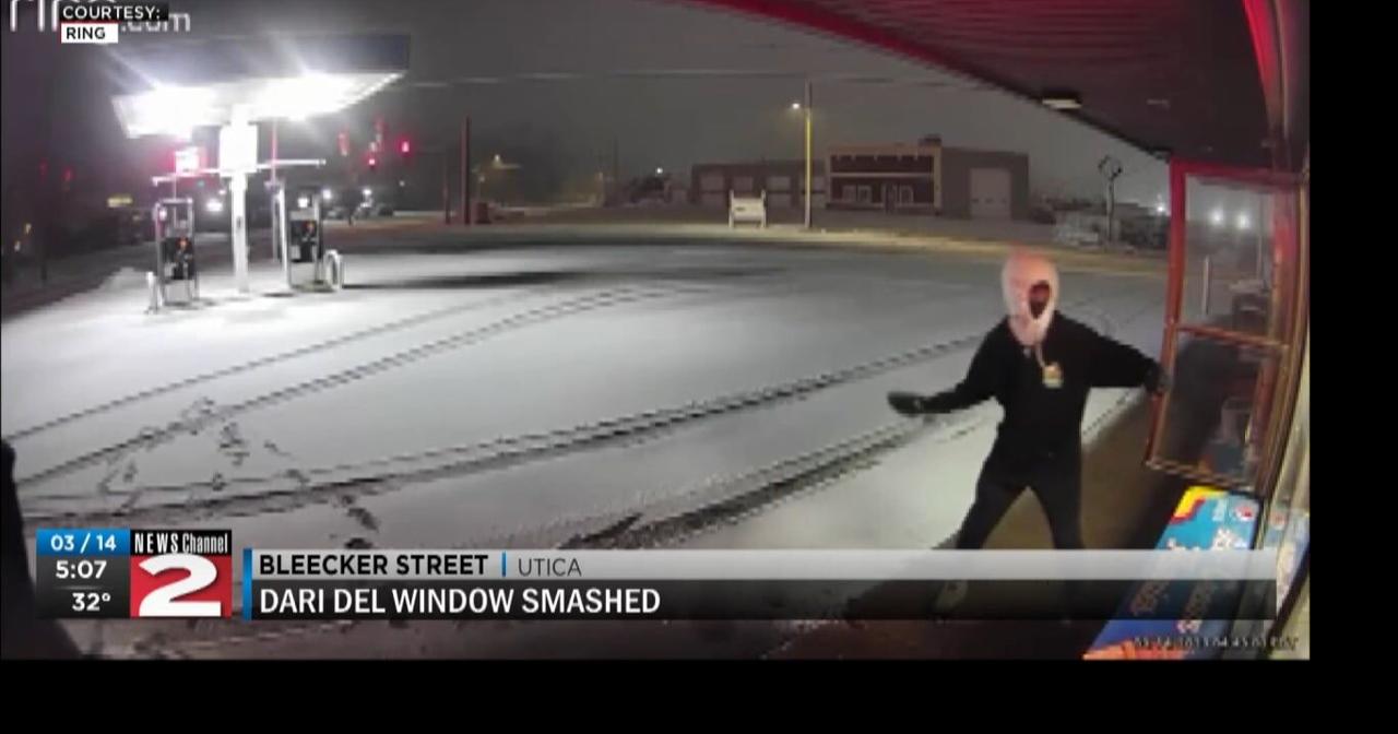 Attempted store breakin caught on camera in east Utica Crime
