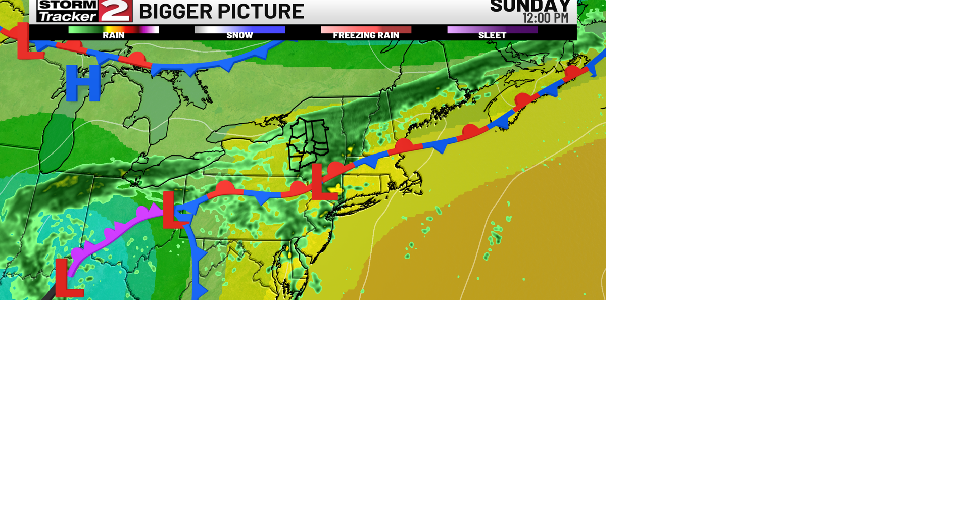 Mild Start To Sunday With Areas Of Patchy Fog, Rain Showers Continue ...