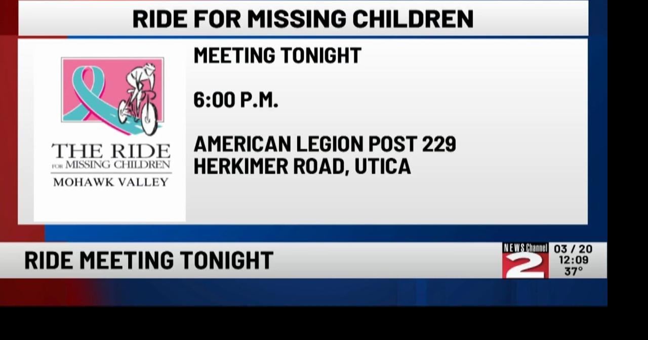 First Meeting for 2024 Ride for Missing Children on Wednesday | Local ...