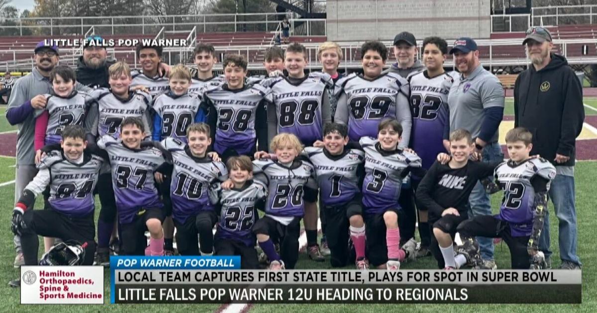 Little Falls 12U Pop Warner football team heading to regionals in New