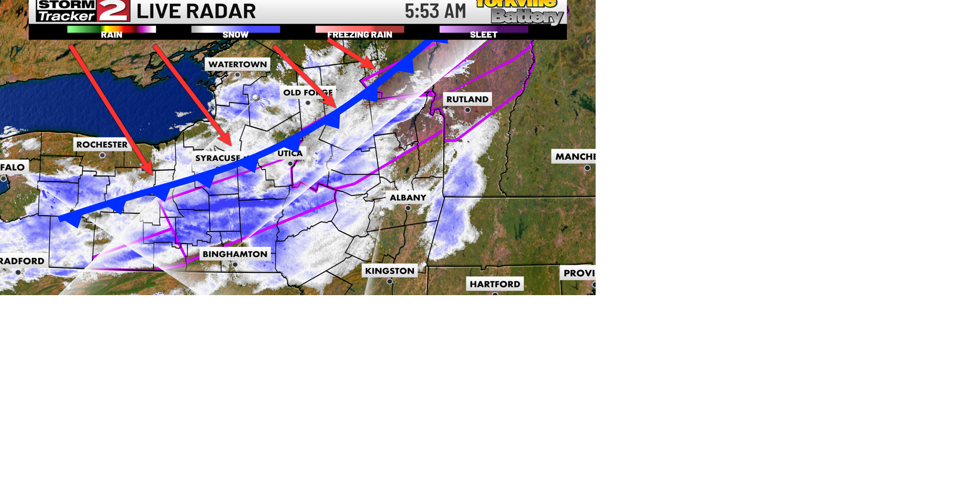 Snow Squalls This Morning, Cold and Windy Afternoon | Top Stories ...