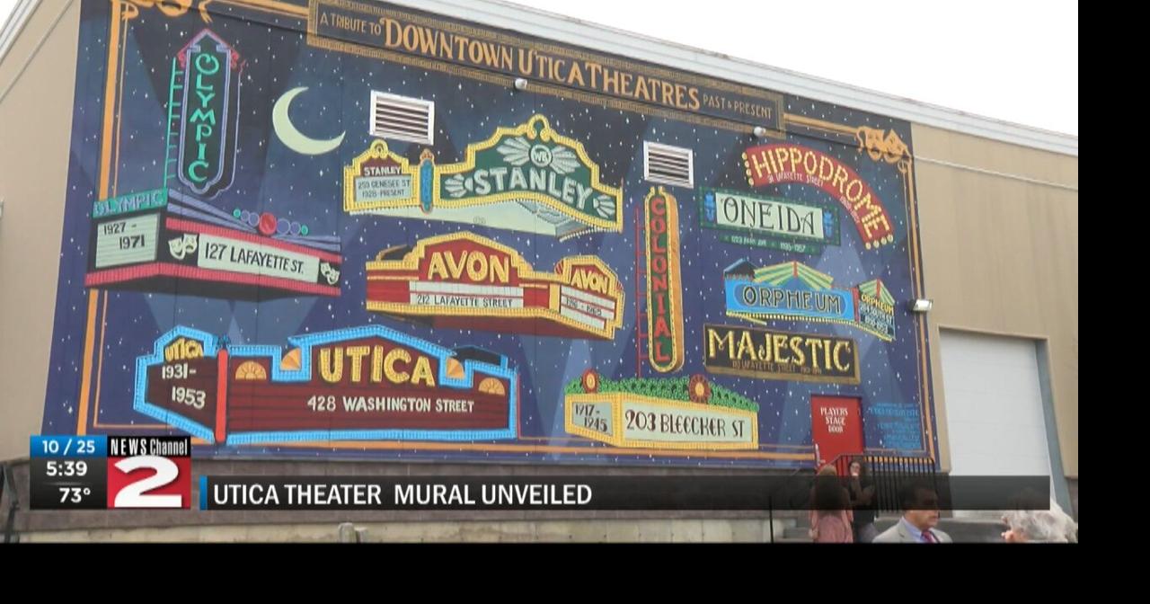 A massive mural unveiled at the Players of Utica News