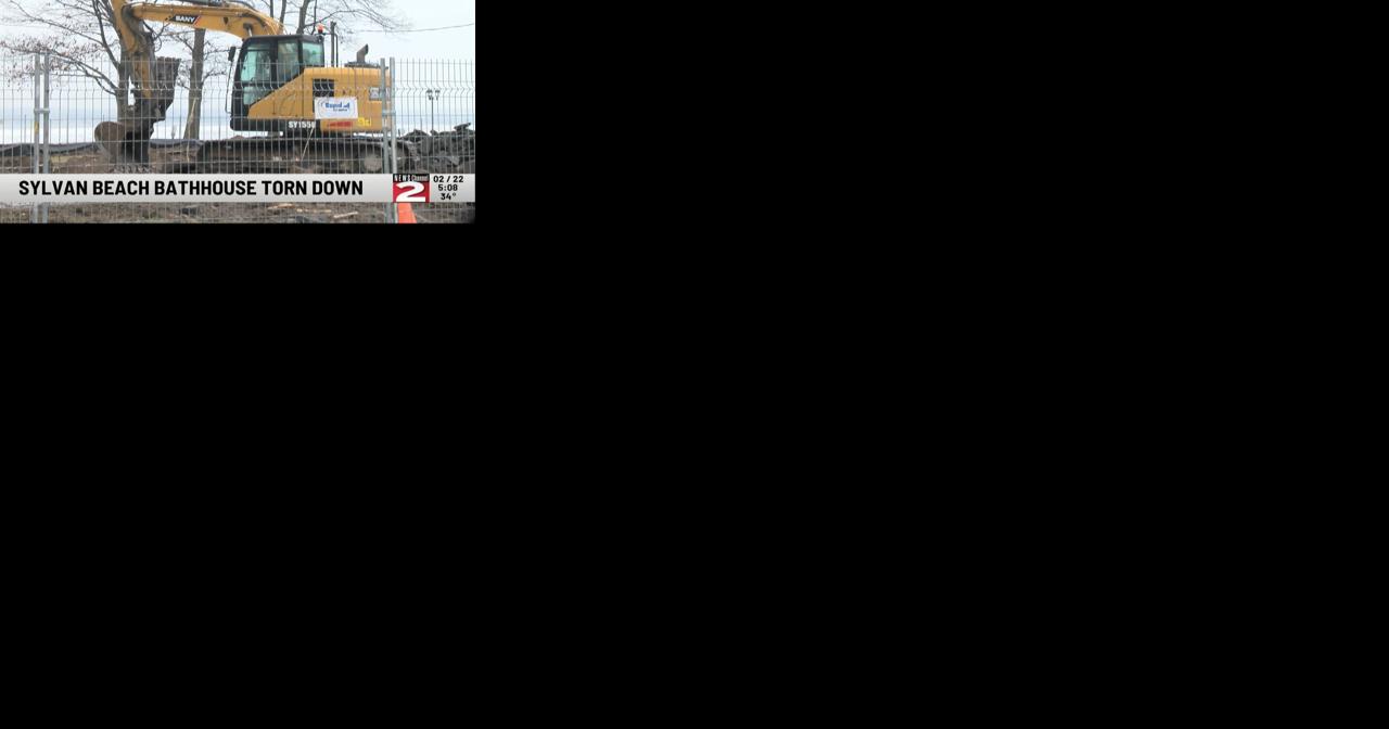 Sylvan Beach Bathhouse Torn Down; Year-Round Facility Going Up in Its Place - Vimarsana News