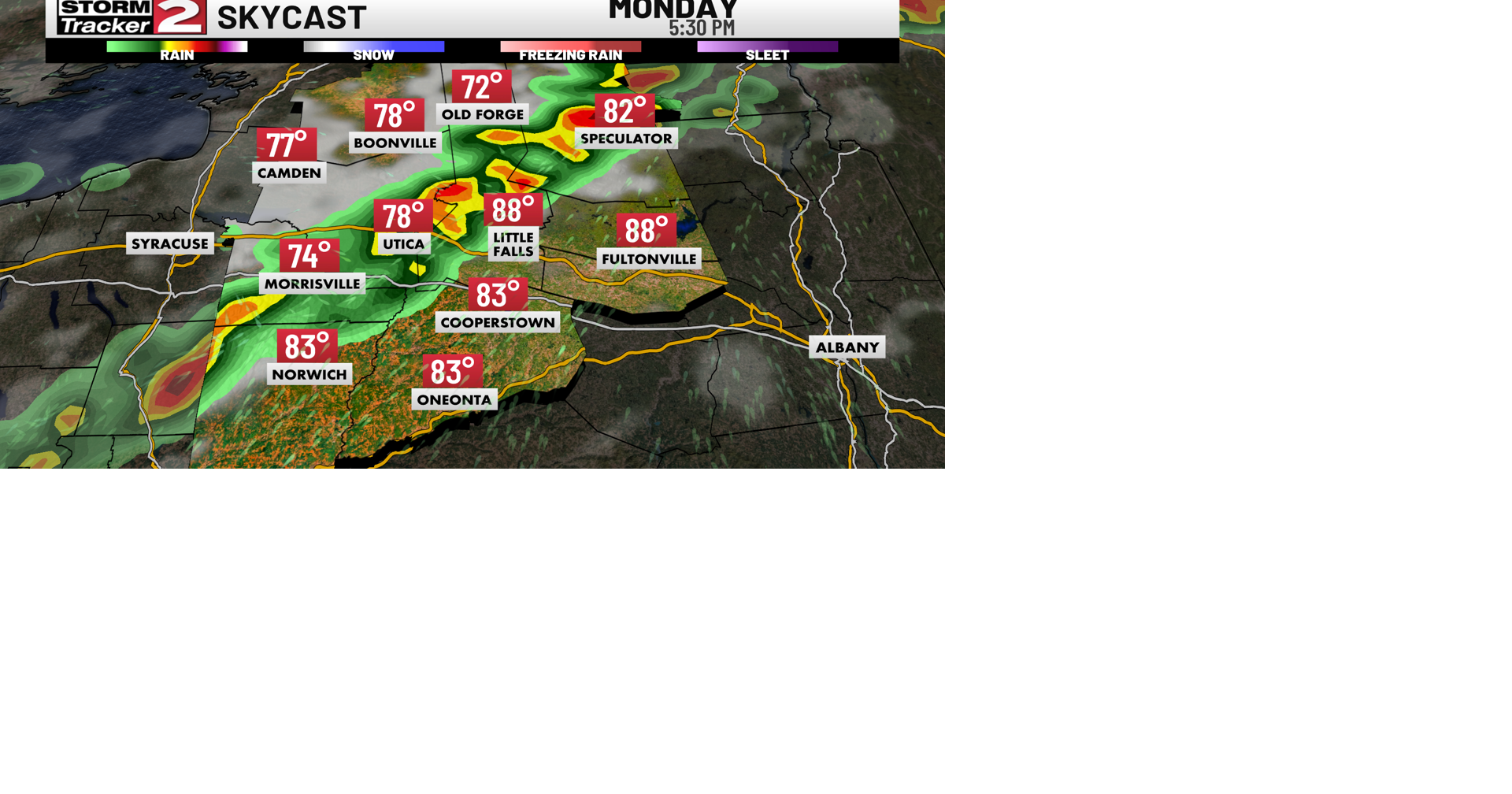 Hot and Humid Today, Showers and Storms This Afternoon | Weather | wktv.com