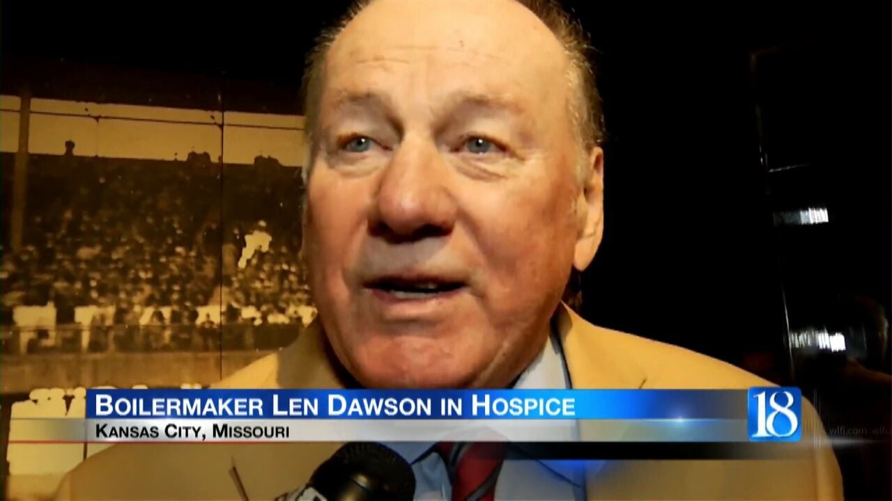 Kansas City Chiefs legend Len Dawson is in hospice care