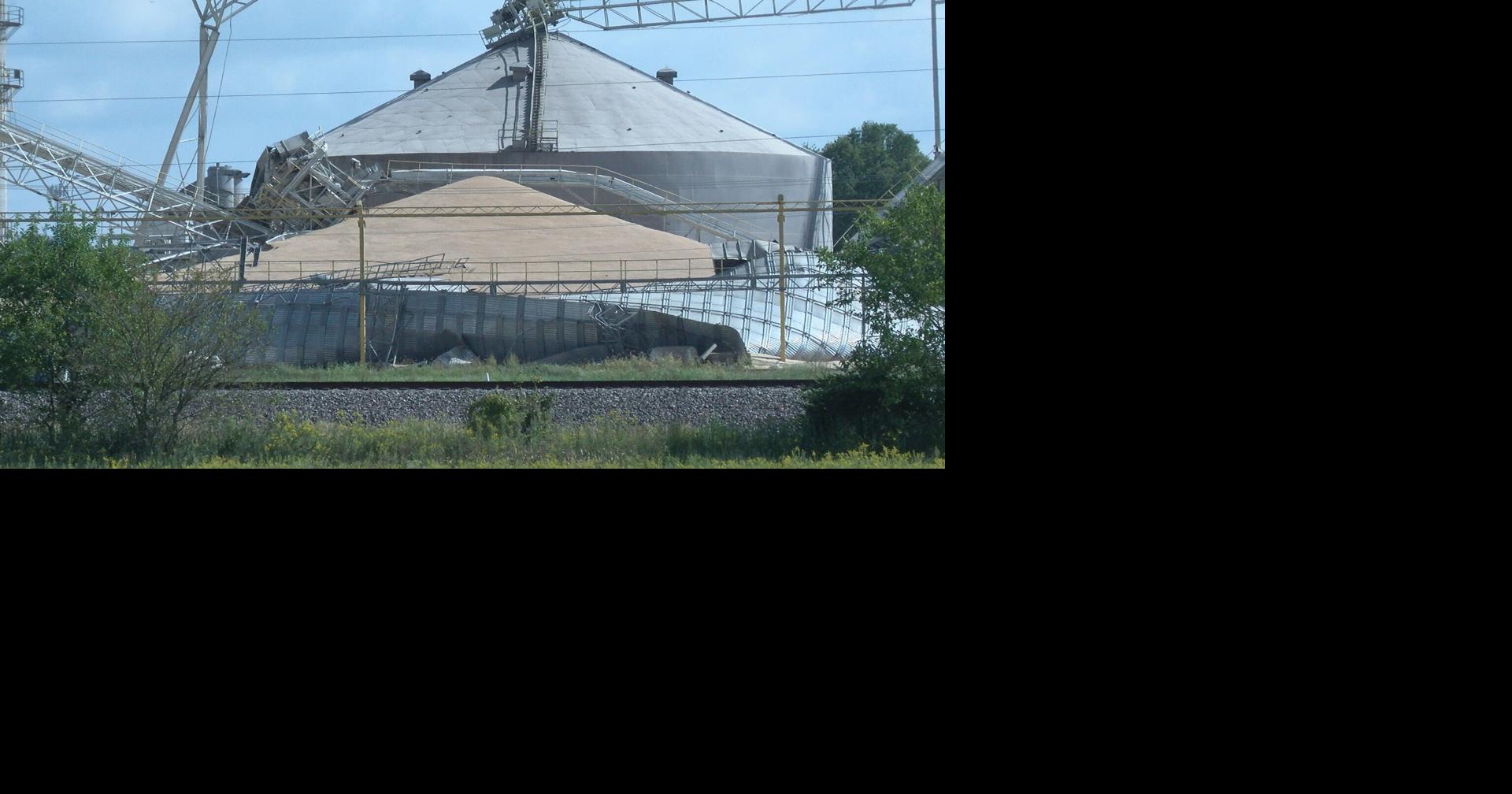 Grain bin collapses at The Anderson's in Delphi News