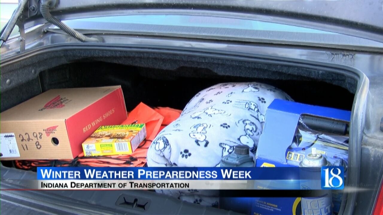 Indiana Department of Transportation - This week is Winter Preparedness  Week. Now is the time to get your winter car emergency kit ready to go!  What else could be added? #INDOTWinterOps, Winter