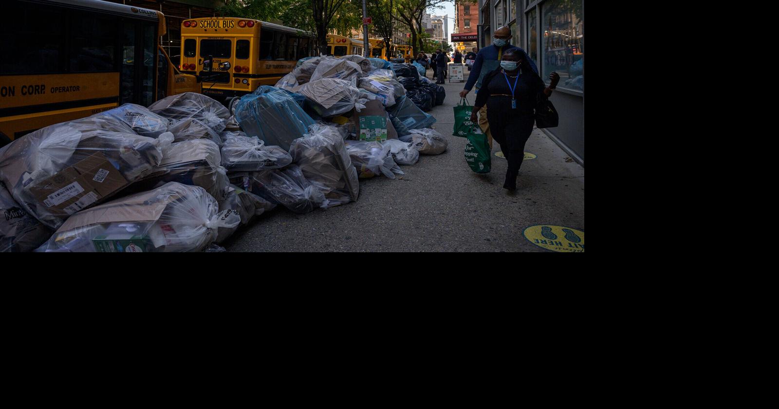 Parts of New York City experienced trash pickup delays last week as  sanitation department deals with service issues, National