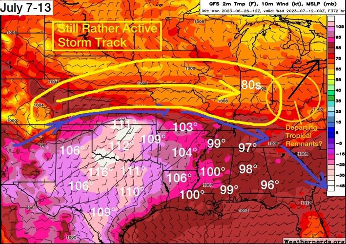 June 26, 1030 PM Weather ForecastMuch Wetter, Stormier Pattern On