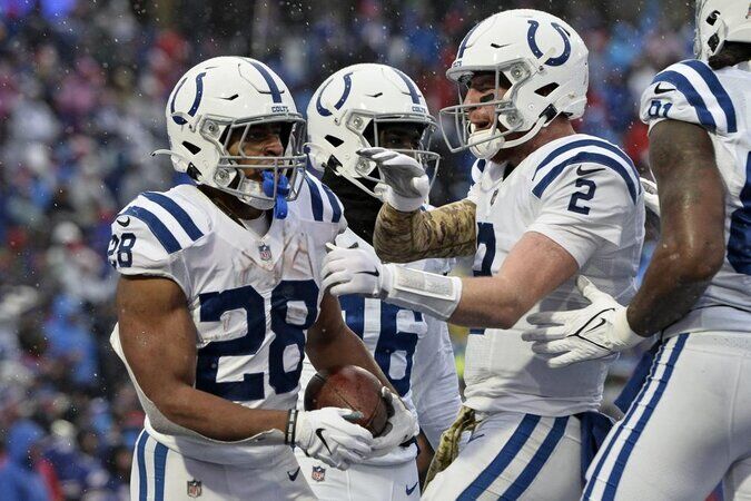 Jonathan Taylor scores 5 TDs as Colts rout reeling Bills